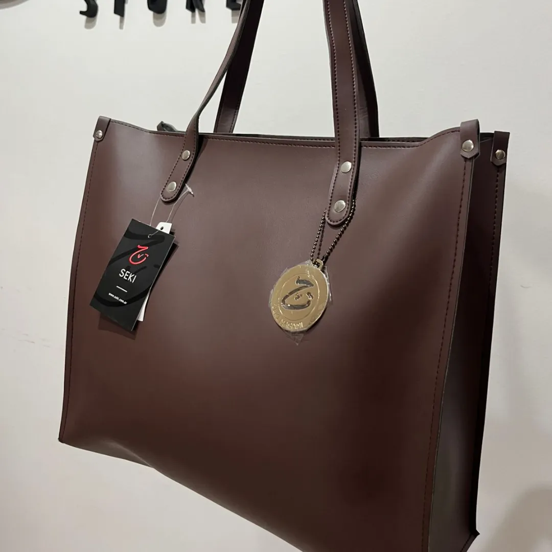 BOLSO SEKI MARRON CAOBA