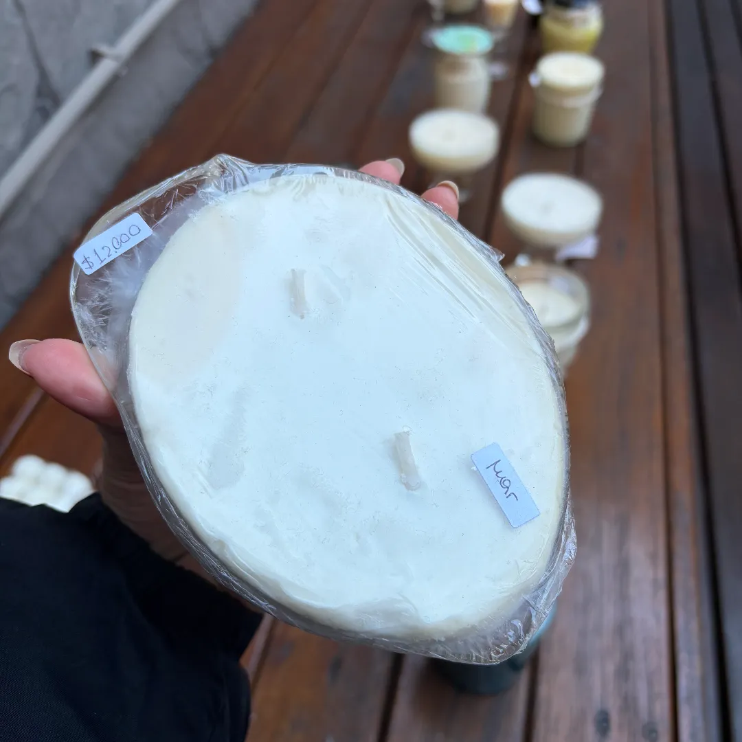 VELA CON ENVASE DE VIDRIO
